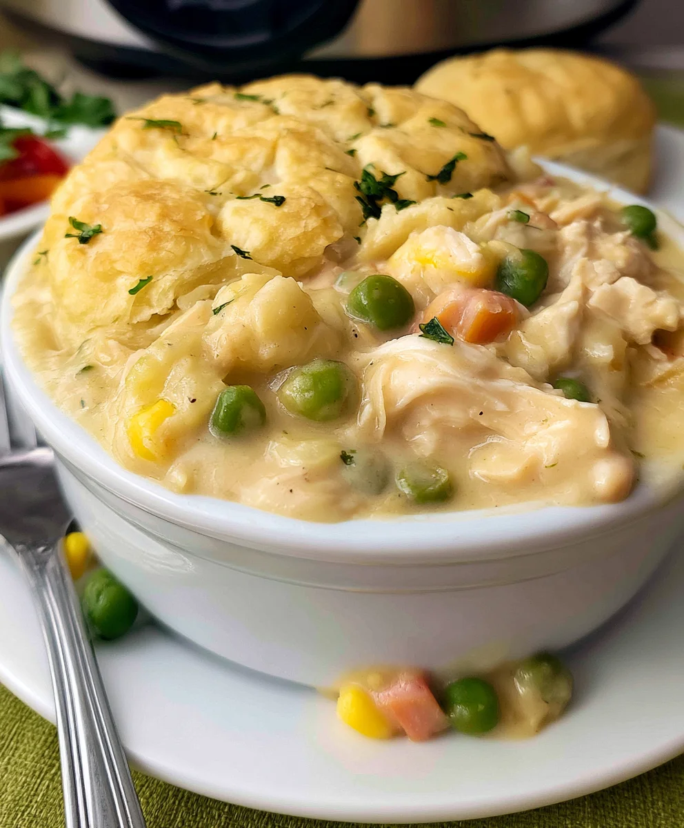 Crock Pot Chicken Pot Pie