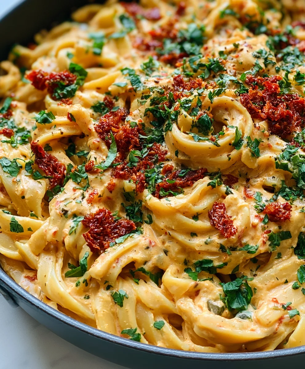 Vegan Creamy Sun Dried Tomato Pasta: Better Than Takeout!