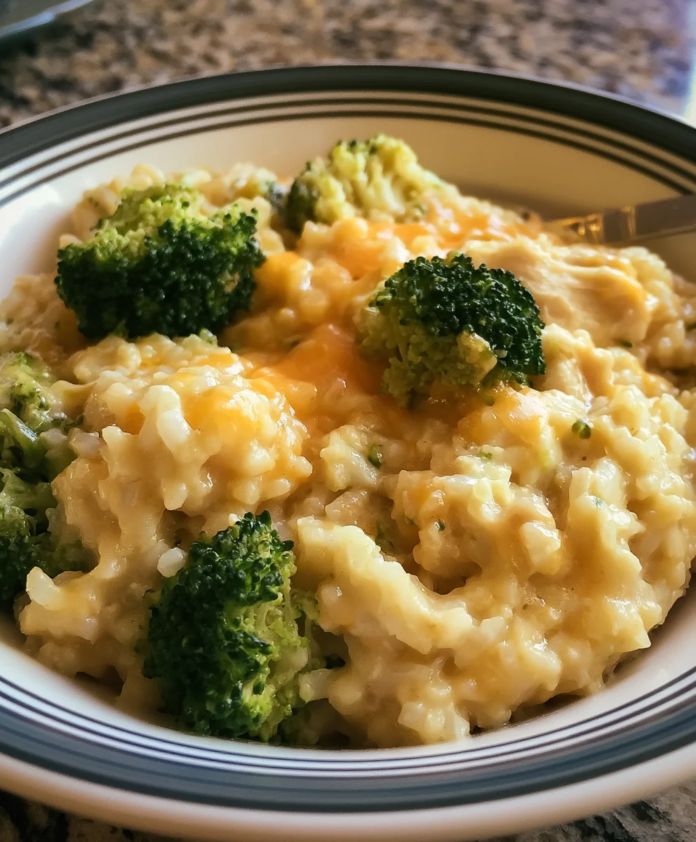 Easy Crockpot Cheesy Chicken Broccoli Rice: Family Favorite!