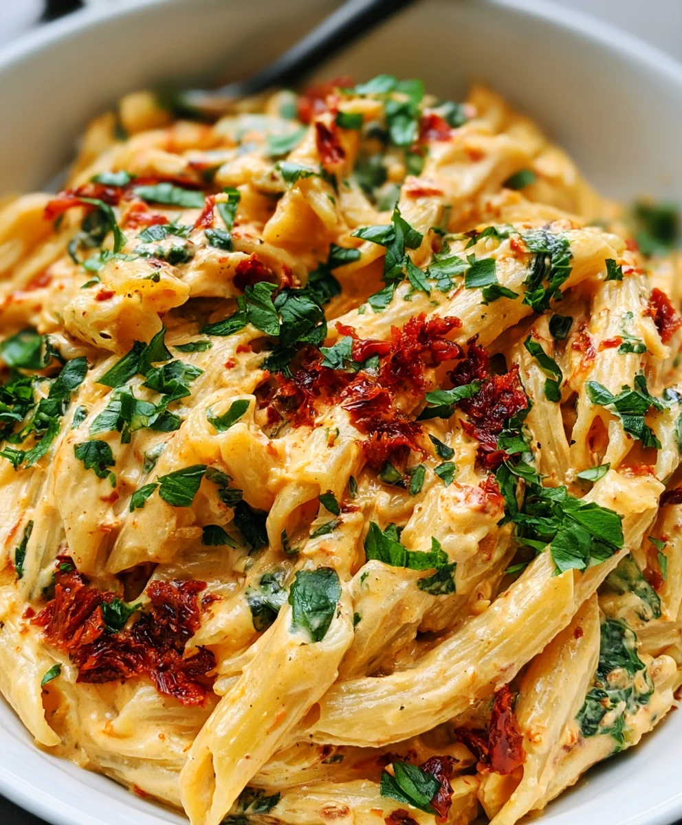 Vegan Creamy Sun Dried Tomato Pasta: Better Than Takeout!