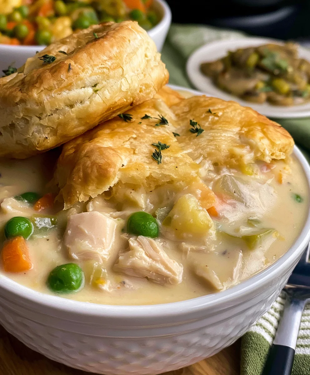 Crock Pot Chicken Pot Pie