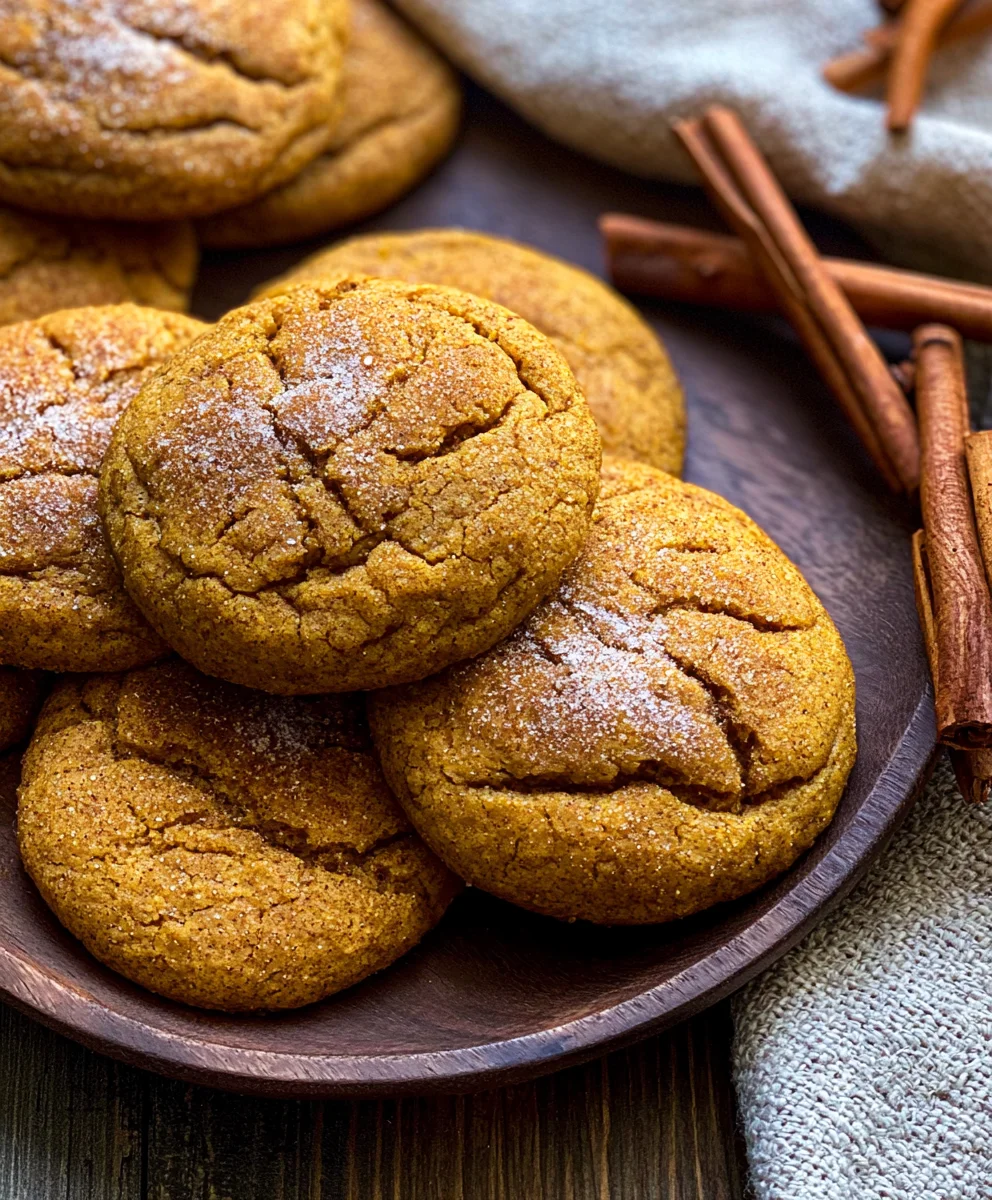 Irresistible Chewy Pumpkin Cookies