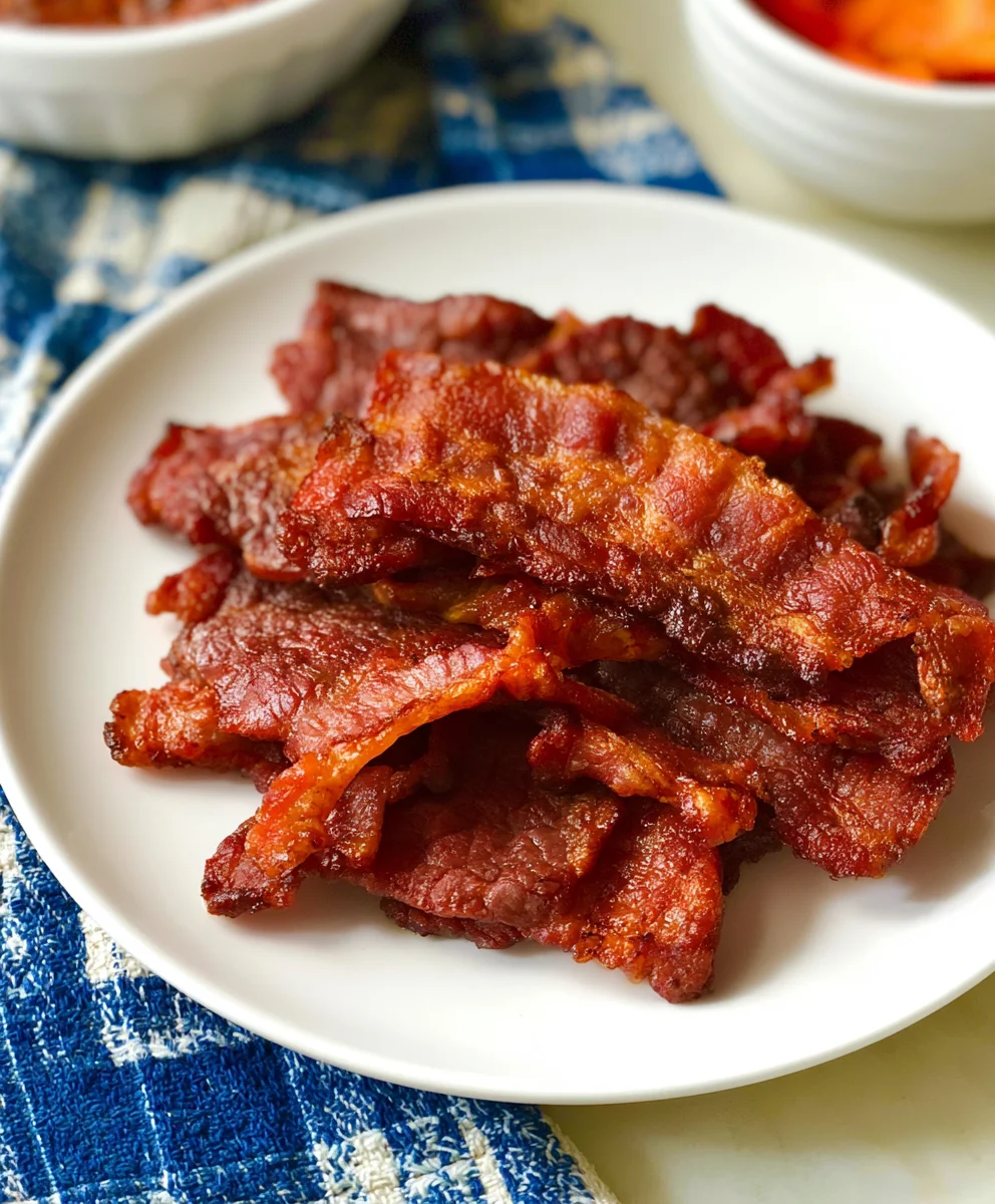 Crispy Air Fryer Beef Bacon: Better Than Store-Bought!