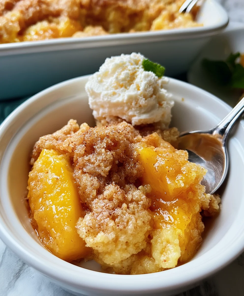 The Best Homemade Peach Cobbler Recipe You'll Ever Make!
