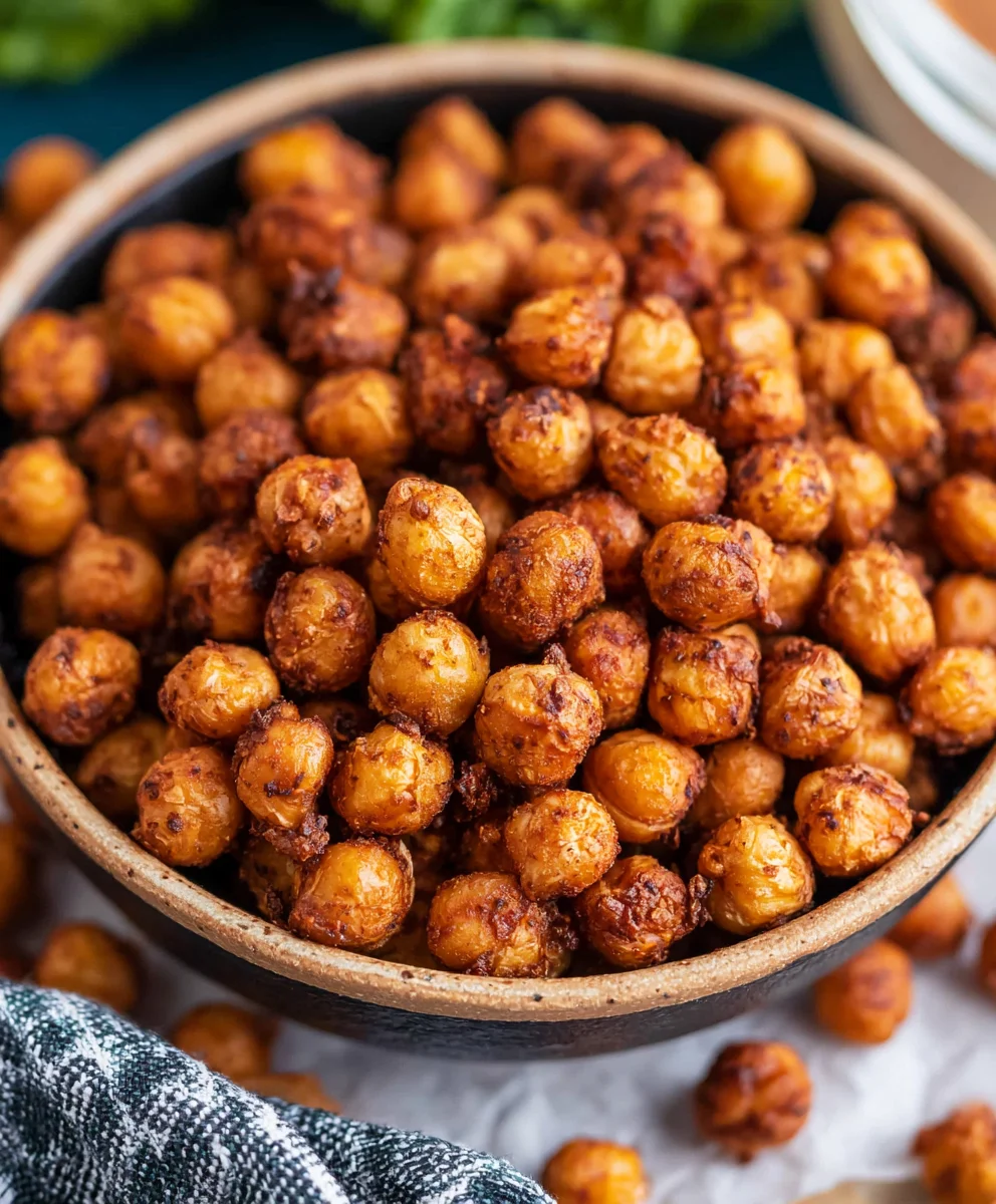 Crispy Air Fryer Chickpeas