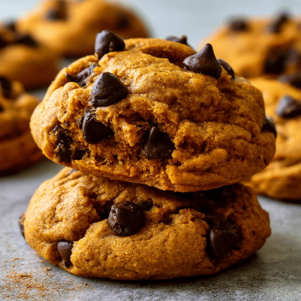 Best Ever Pumpkin Chocolate Chip Cookies