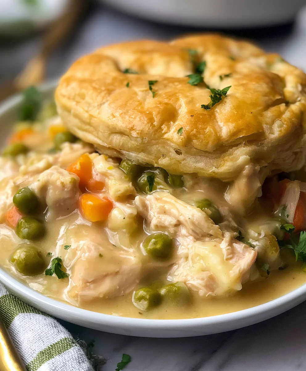 Crock Pot Chicken Pot Pie